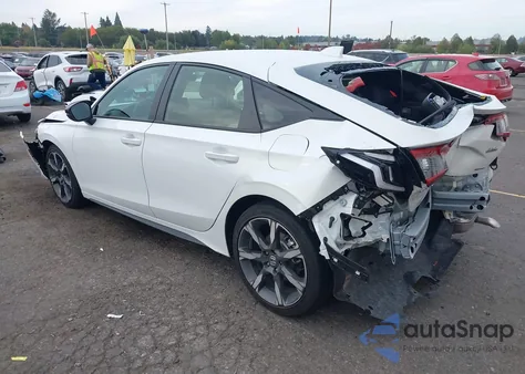 2025 Honda Civic Hybrid Sport Touring from USA, damaged, VIN JHMFL4H93SX002569